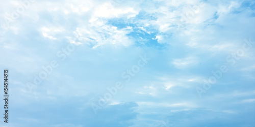 White cloud blue, beautiful nature, bright light, sunny, fresh weather, soft clouds effect on the background, Southern California air panorama 