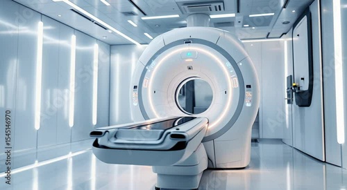 Modern mri scanner medical equipment diagnostic imaging technology healthcare facility