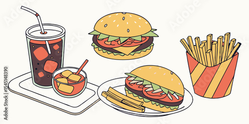 fast food icons