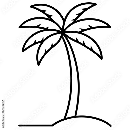 palm tree vector illustration