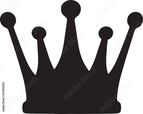 Elegant crown vector design for royal branding and design projects