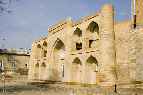 Uzbekistan Bukhara city view on a cloudy autumn day