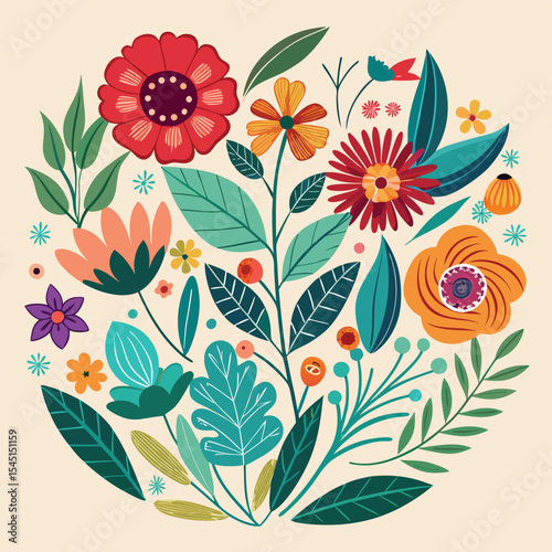 flat-floral-vector-set