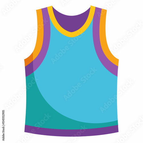 Sleeveless Shirt Vector Art