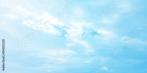 White cloud blue, beautiful nature, bright light, sunny, fresh weather, soft clouds effect on the background, Southern California air panorama 