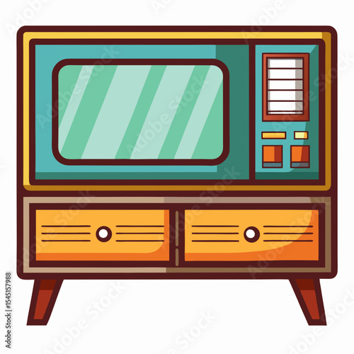 retro tv set