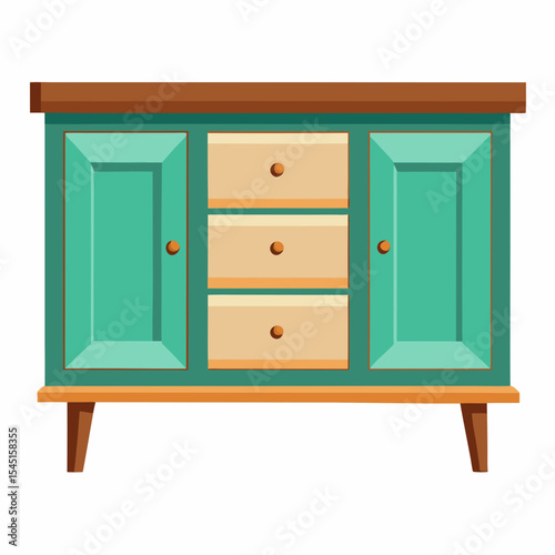 wardrobe isolated on white