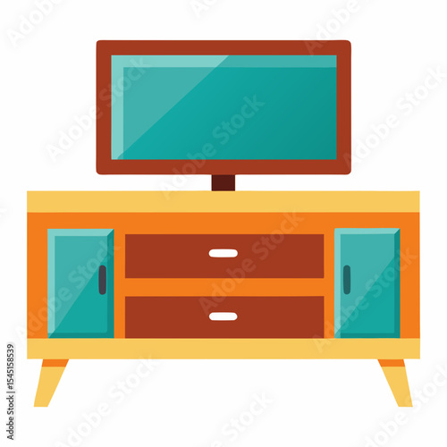 flat tv set