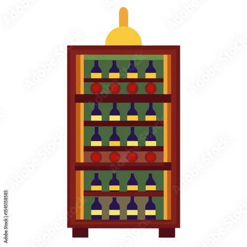 wooden abacus on white background