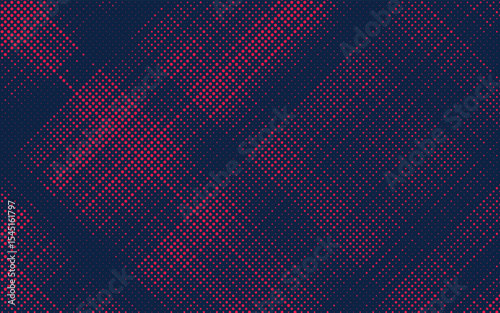 Halftone background vector, abstract backdrop design with two tone pattern and copy space for edit your content	
