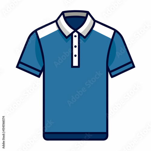 Short Sleeve Polo Illustration