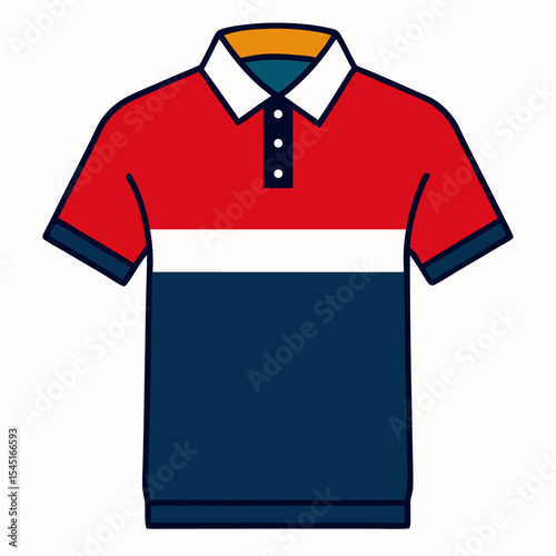 Short Sleeve Polo Illustration