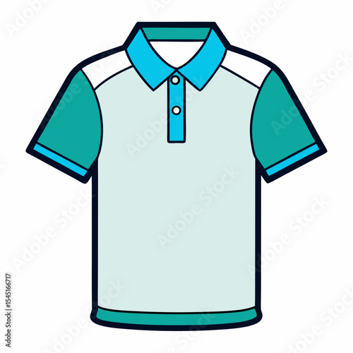 Short Sleeve Polo Illustration