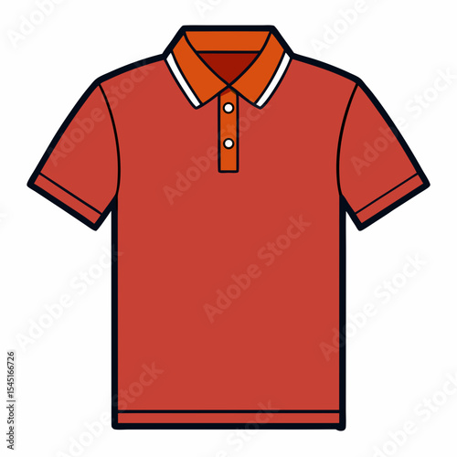 Short Sleeve Polo Illustration