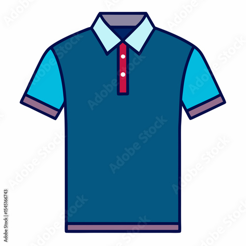 Short Sleeve Polo Illustration