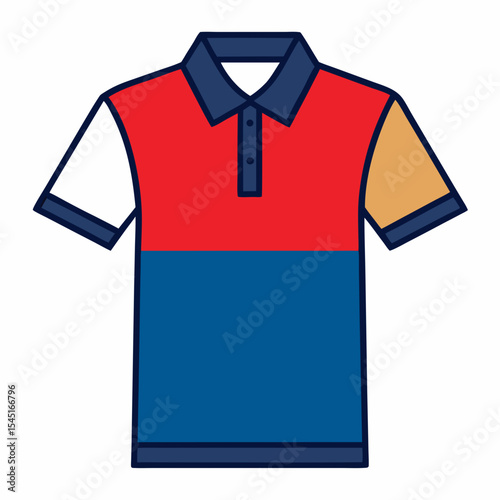 Short Sleeve Polo Illustration