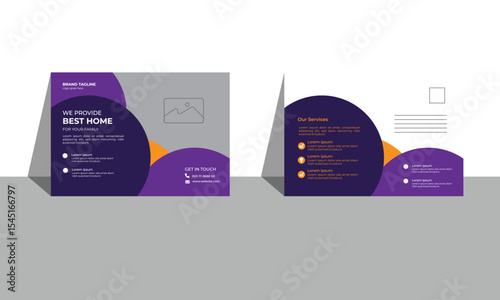 Business postcard design