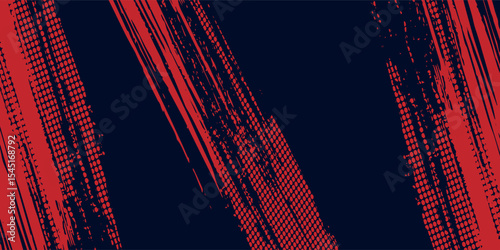 Blue  and red abstract grunge background with halftone style modern arts sport background art good modern nice
