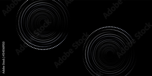 Halftone circular dotted frames set. Circle dots texture isolated on white background. Spotted spray texture. mesh icon