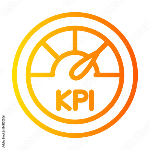 kpi gradient icon