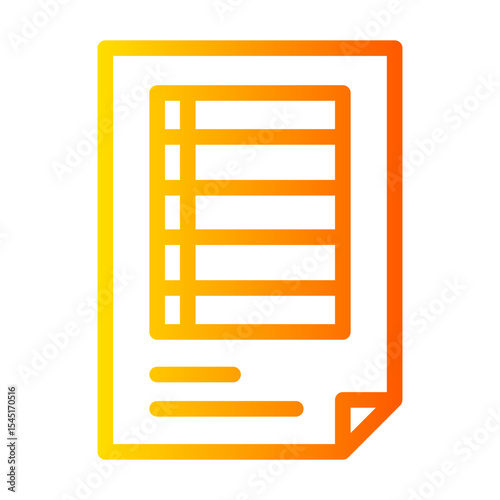 invoice gradient icon