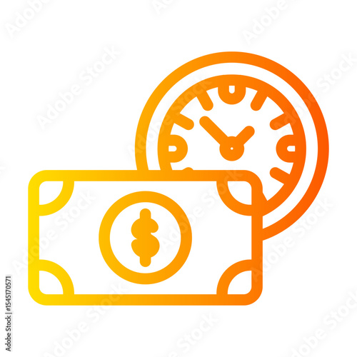 salary gradient icon