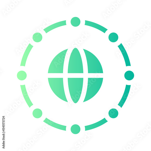 distribution gradient icon