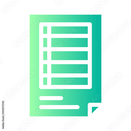 invoice gradient icon