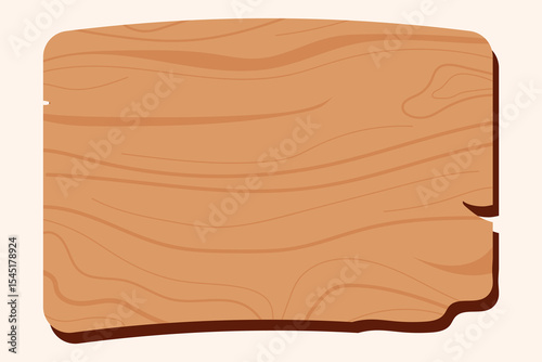Wooden Sign Board Box Vector Design
