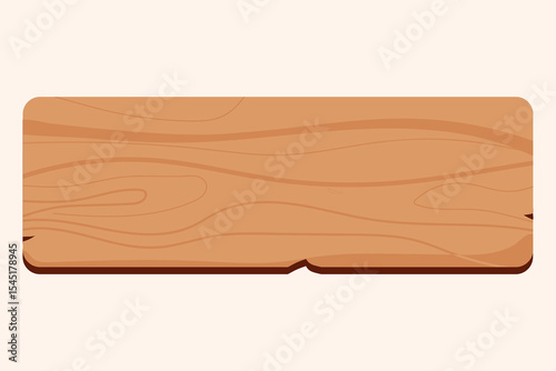 Wooden Sign Board Rectangle Vector Design