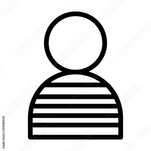 prisoner line icon