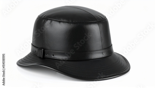 Obraz na płótnie black cap white background