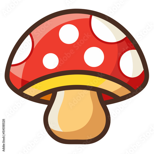  mushroom vector illustration
