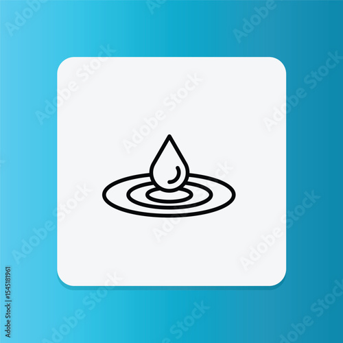 Symbol of hydration for scalp and hair, representing moisture and nourishment.