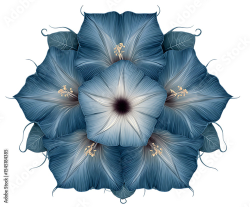 Elegant Moonflower Bloom in Dreamy Display