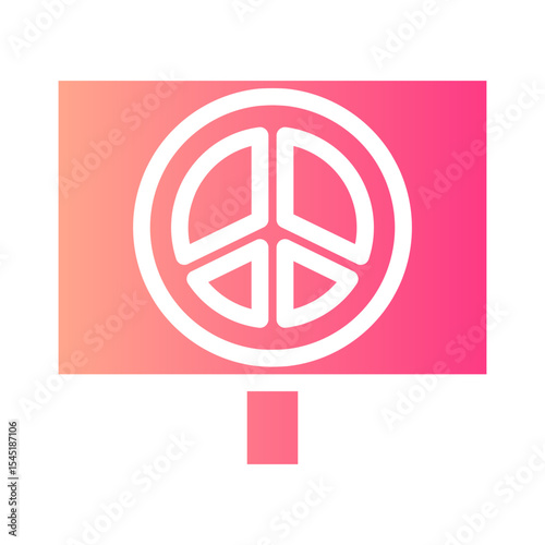 pacifism gradient icon