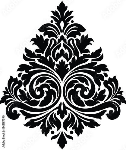 Mandala drawing vector element. Coloring page, coloring book for kids and adults. Background with space for text. Outline floral round ornament. Line Illustration for printing on paper or fabric