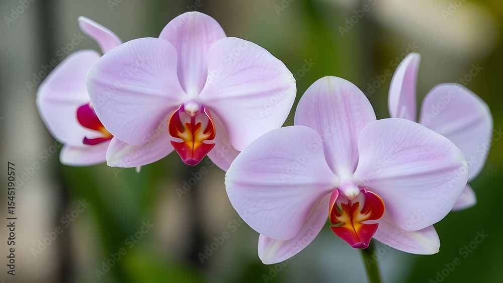 Fototapeta premium Light Pink Phalaenopsis Orchids