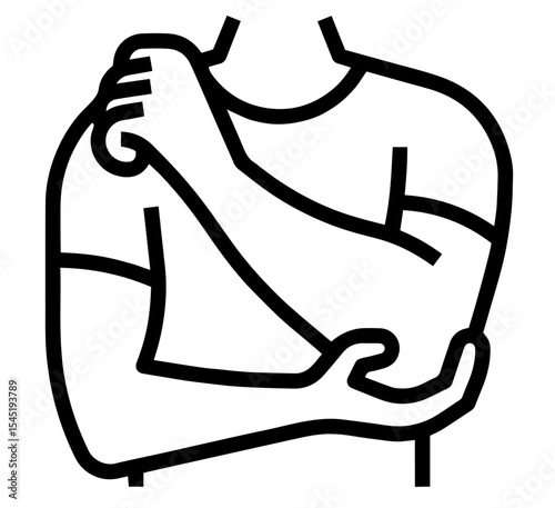 Person Holding Elbow in Pain – Medical Joint Injury, Elbow Pain, Inflammation or Arthritis – Healthcare, Orthopedics, Physical Therapy and Pain Symptoms