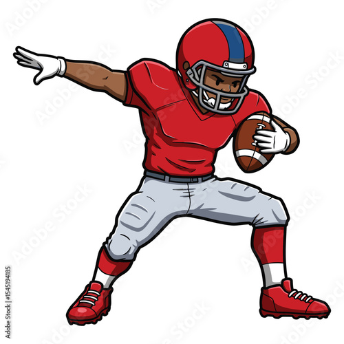 Dabbing Football Player - American Football 