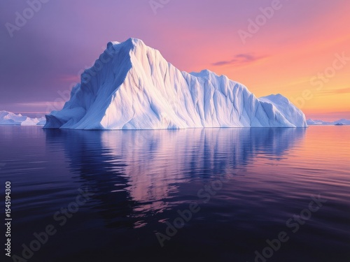 Wallpaper Mural Majestic Iceberg at Sunset in Greenland Torontodigital.ca
