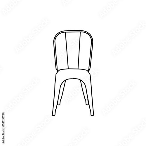 Hand-painted chair liners