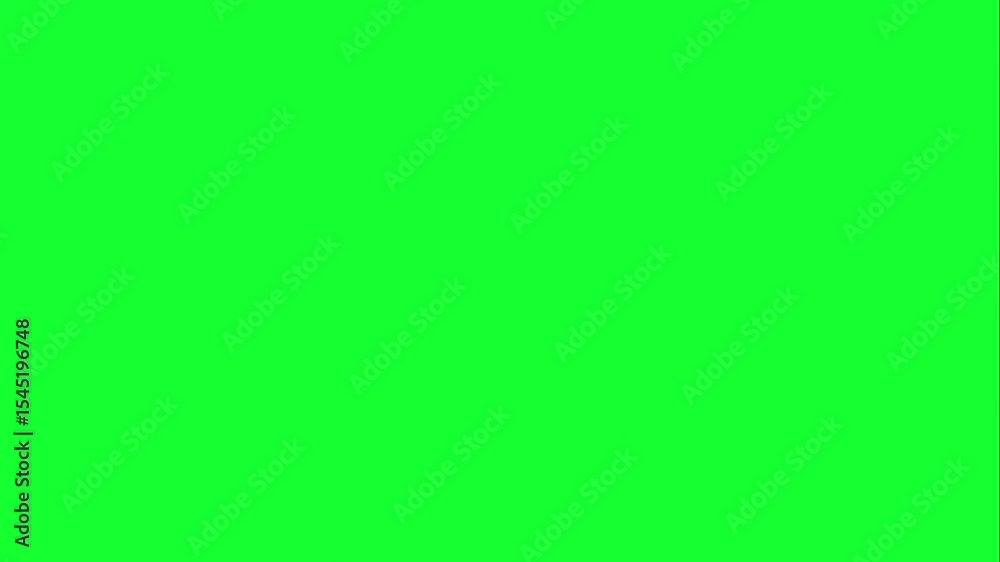 Dynamic green screen countdown animation featuring numbers 5 to 0 in a circular timer format. Ideal for film intros, trailers, broadcast transitions, and video editing projects	