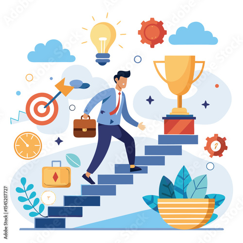 Achieving Success Climbing the Ladder to Professional Triumph
