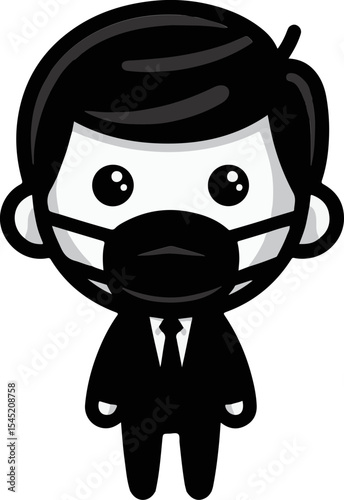 People Wearing Face Mask Icon for Health