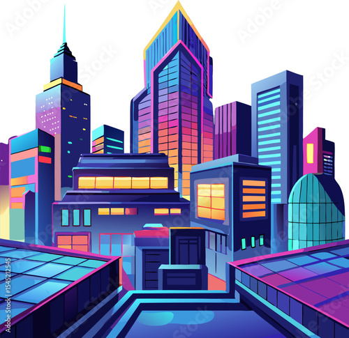 modern city skyline