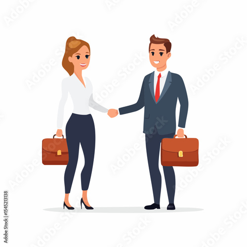 Business people shaking hands