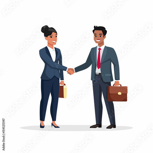 Business people shaking hands