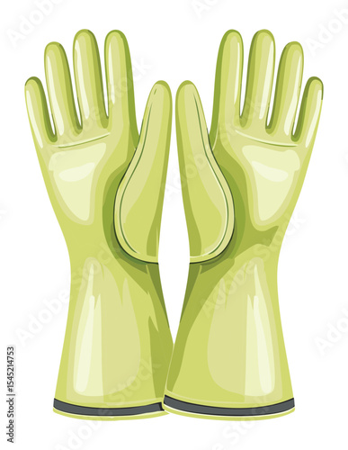 Lightweight Green Protective Handwear