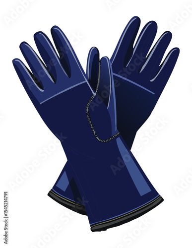 Long Protective Gloves for Industry